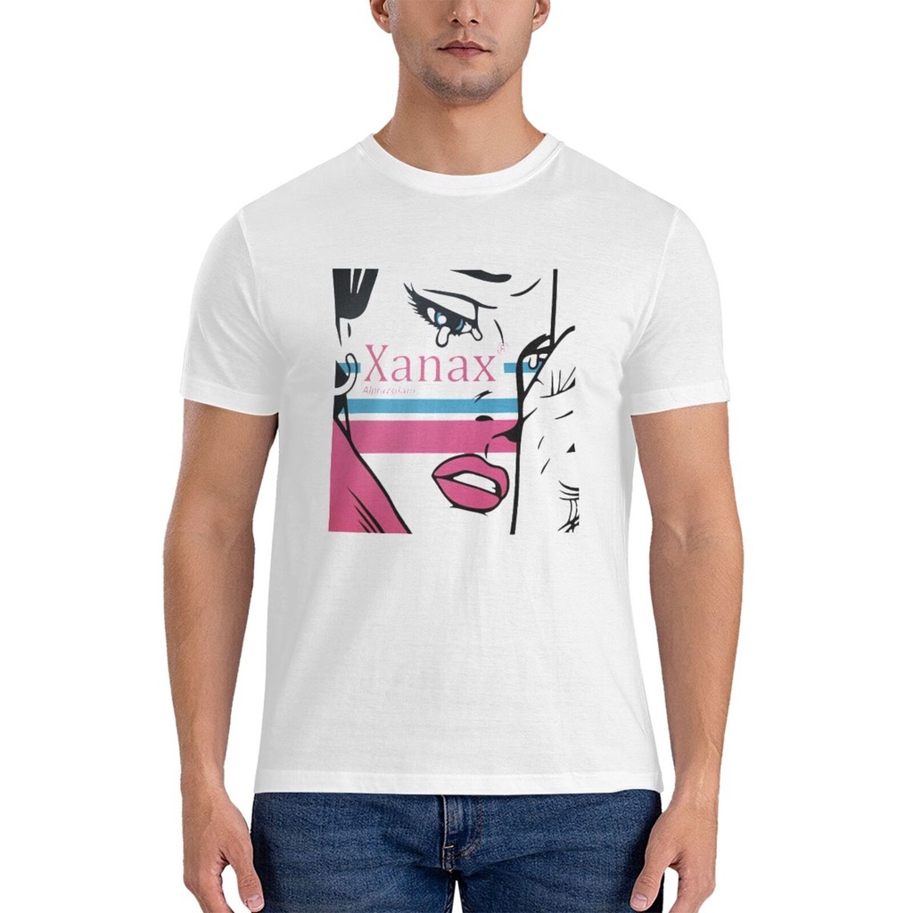 เสื้อยืด เสื้อยืด พิมพ์ลาย Xanax Lil Peep Oby Lilc Uzi Wayne Xan คุณภาพสูง สําหรับผู้ชายsize: S-5XL