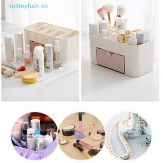 Tuilieyfish กล่องลิ้นชักเก็บเครื่องสําอาง แปรงแต่งหน้า เครื่องประดับ และลิปสติก สไตล์นอร์ดิก