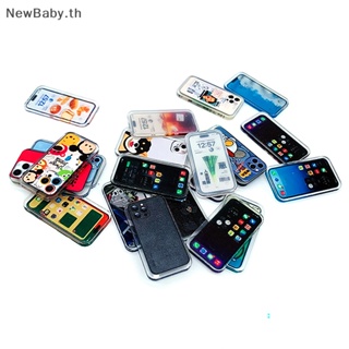 Newbaby โมเดลโทรศัพท์มือถือจําลอง ขนาดมินิ 1/12 อุปกรณ์เสริม สําหรับตกแต่งบ้านตุ๊กตา TH