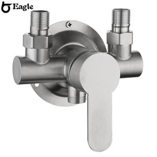 ⭐24H SHIPING⭐Stainless Steel Shower Faucet Hot And Cold Water Mixer Wall Mounted Metal Handle