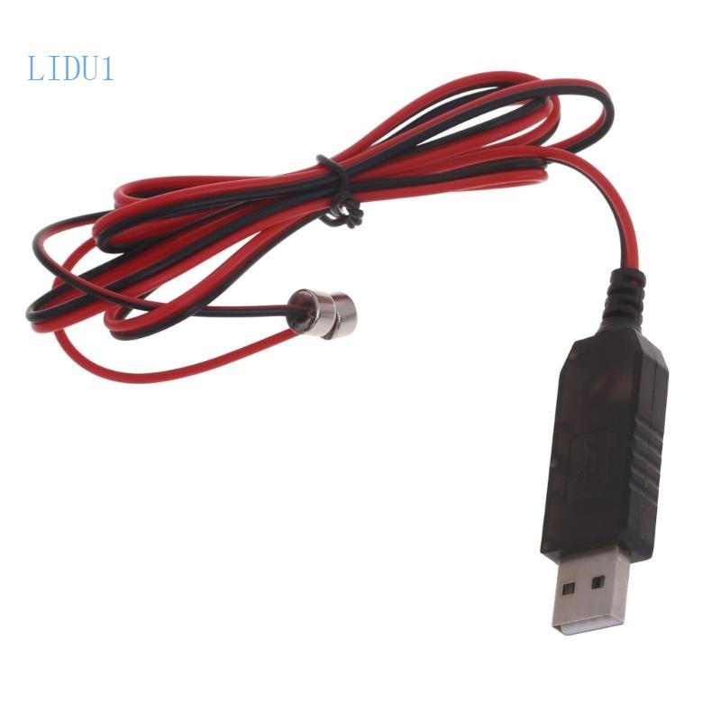 Cables, Chargers & Converters 36 บาท Lidu1 สายชาร์จแม่เหล็ก USB สําหรับแบตเตอรี่ 3 7V 14500 16340 26650 18650 Mobile & Gadgets