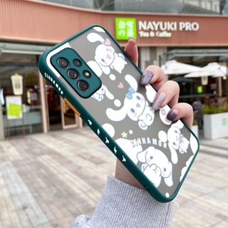 เคสโทรศัพท์มือถือแบบแข็ง ใส กันกระแทก ลายการ์ตูนสุนัข Laurel สําหรับ Samsung galaxy A72 4G A72 5G