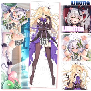 ปลอกหมอน พิมพ์ลายการ์ตูนอนิเมะ Dakimakura Genshin Impact Fischl and Nahida Game แฮนด์เมด