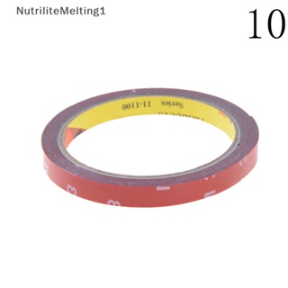 [NutriliteMelting1] สติกเกอร์โฟมอะคริลิค สองด้าน สีแดง สําหรับติดตกแต่งรถยนต์ รถบรรทุก 1 ชิ้น [TH]