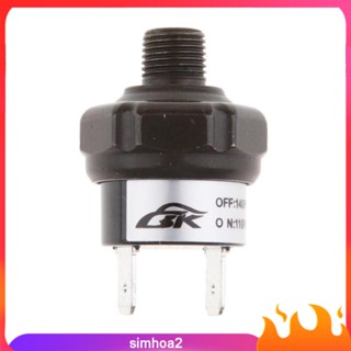 [Simhoa2] สวิตช์ควบคุมแรงดันคอมเพรสเซอร์ 12V 70-100PSI Off 1/4 นิ้ว NPT