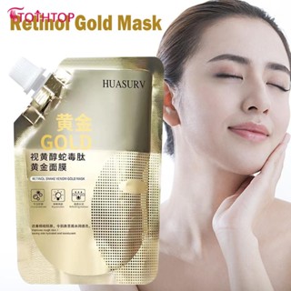 Huasurv Retinol Snake Venom Peptide Gold Mask Lifting Firming Hydrating Moisturizing ใช้ Peeling [TOP]