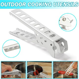 Anti-Scald Pot Pan Bowl Gripper Outdoor Camping Cookware Handle Holder Clip