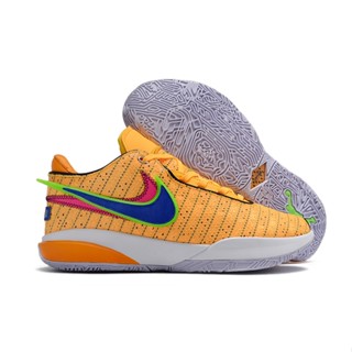 รองเท้าบาสเก็ตบอล N-i-k-e Zoom LeBron James XIII 20 Leiser สีส้ม สําหรับผู้ชาย 2023