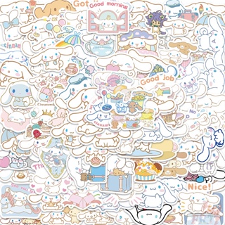 100 ชิ้น / ชุด ❉ สติกเกอร์ ลาย Cinnamoroll ตลก สําหรับติดตกแต่ง ❉ สติกเกอร์ Doodle แฟชั่น กันน้ํา DIY