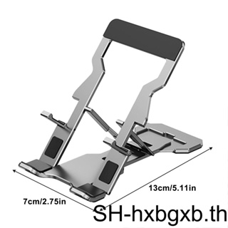 ขาตั้งโทรศัพท์มือถือ แท็บเล็ต โลหะ แบบพกพา พับได้ กันลื่น แบบสากล