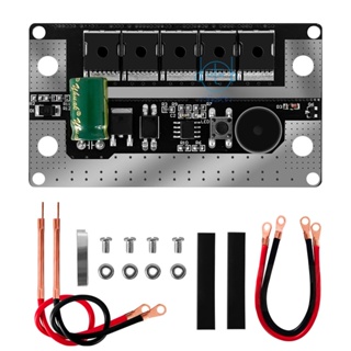 [mjia] เครื่องเชื่อมจุด 12 V 5 เกียร์ ปรับได้ สําหรับแบตเตอรี่ลิเธียม 18650 อัตราสูง และแผ่นเหล็กนิกเกิล 0.1-0.15 มม.