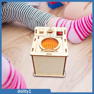 [Dolity1] ของเล่นเครื่องซักผ้าไม้ DIY สําหรับผู้เริ่มต้น ปาร์ตี้ โปรดปราน สอน