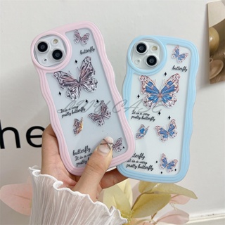 เคสโทรศัพท์มือถือ แบบนิ่ม ลายผีเสื้อ สําหรับ Realme C2 C1 C11 C20 C12 C15 C17 C25 C25s C21 C25Y C21Y C31 C33 C35 C55 C30s Realme C53 2 Pro 3 Pro 5 Pro 8 Pro 5i 5s 6 7i 9 Pro+ 10