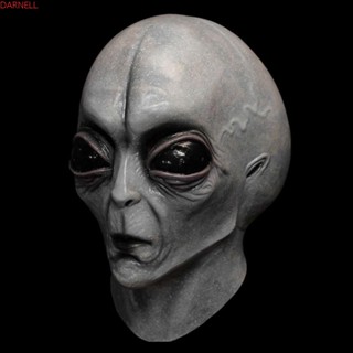 Darnell หมวกกันน็อคยาง รูปเอเลี่ยน เอเลี่ยน UFO น่ากลัว พร็อพสําหรับปาร์ตี้ฮาโลวีน