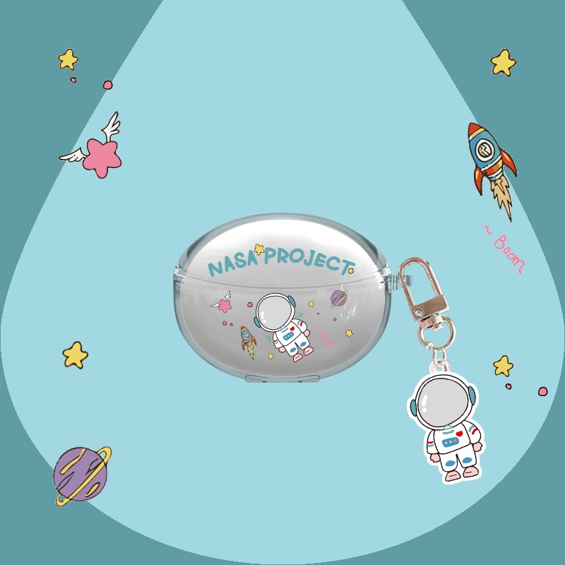 For OPPO Enco Air3 Pro Case Cute Sanrio Cartoon Stitch Pendant OPPO Enco Air3 Pro Shockproof Case Protective Case Cute Strawberry Bear OPPO Enco Air3 Pro Transparent Soft Cover