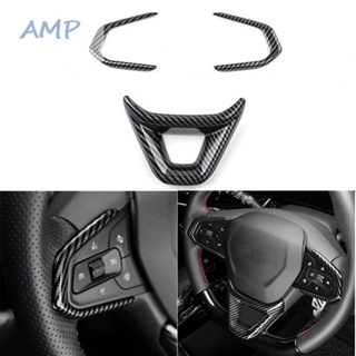 ⚡BABYCITY-TH⚡Carbon Black O-Shape Steering Wheel Frame Cover Trim For Chevy For Trax 2024⚡NEW 7