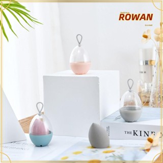 ROWANS กล่องเก็บพัฟแต่งหน้า รูปไข่ กันเชื้อรา แบบพกพา พกพาง่าย