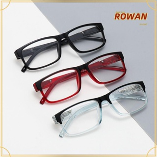 ROWANS แว่นตาอ่านหนังสือ กรอบสี่เหลี่ยม ป้องกันรังสี คุณภาพสูง