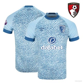 เสื้อยืดแขนสั้น ลายทีมชาติฟุตบอล AFC Bournemouth Away SY3 2023-2024 พลัสไซซ์ YS3