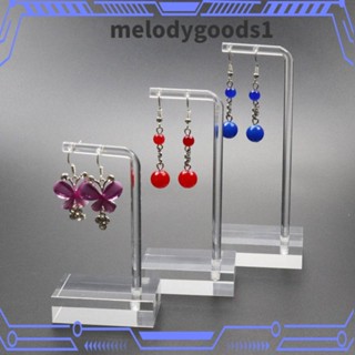 MELODYGOODS1 กล่องอะคริลิคใส 7 ตัวอักษร สําหรับโชว์เครื่องประดับ ต่างหู