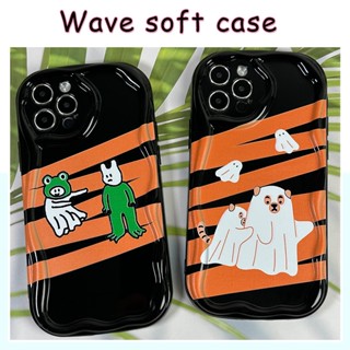 FOR SAMSUNG A04E A53 A33 A24 A22 M32 M22 frog Wave Case