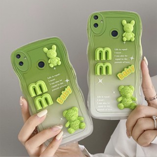 เคส  realme c3 เคสโทรศัพท์มือถือ ลายตุ๊กตา 3D ไล่โทนสี สําหรับ realme c3