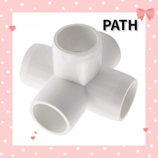 Path อุปกรณ์ข้อต่อ PVC 5 ทาง สีขาว 90 องศา 1 นิ้ว สําหรับเฟอร์นิเจอร์ 10 ชิ้น