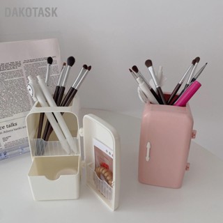 DAKOTASK ตู้เก็บของบนโต๊ะตู้เย็นความจุขนาดใหญ่ Dressing Case สำหรับนักเรียน