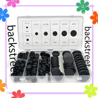 Backstreet 170 ชิ้น Grommet Kits สําหรับลวดไฟฟ้าคละแบบชุดปิดหลุมเครื่องซักผ้าสําหรับสายไฟ