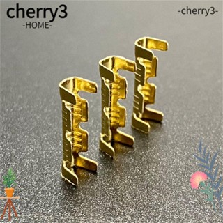 Cherry3 ขั้วต่อหางปลากะพง ขนาดเล็ก รูปตัว U สีทอง 50 100 200 ชิ้น 453