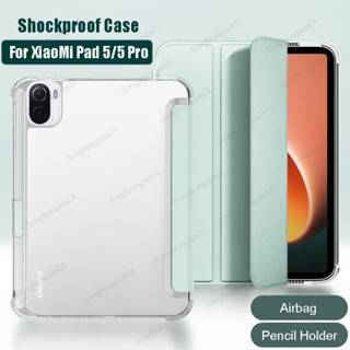 เคสแท็บเล็ต พร้อมช่องใส่ดินสอ สําหรับ Xiaomi Pad 5 11 Pro Case MI Pad 6 11 Pro Redmi Pad 10.61 Xiaomi Pad 5 11