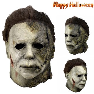 Michael Myers Halloween Full Latex Mask Hair Scary Horror Fancy Dress Costume