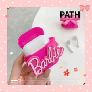 Path เคสหูฟังบลูทูธ ซิลิโคน จี้ตุ๊กตาบาร์บี้ การ์ตูนอนิเมะ Kawaii สําหรับผู้หญิง