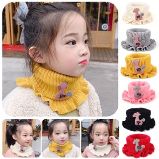 New Winter Baby Scarf Kids Knitted Warm Girls Scarves Soft Toddler Neck Collar