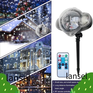 LANSEL โคมไฟโปรเจคเตอร์ LED หมุนได้ สําหรับตกแต่งบ้าน คริสต์มาส