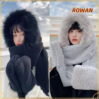 Rowans หมวกบีนนี่ ให้ความอบอุ่น แฟชั่นฤดูหนาว สําหรับผู้หญิง