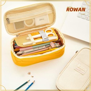 ROWANS กล่องดินสอ ขนาดใหญ่ จุของได้เยอะ ลายการ์ตูนน่ารัก สําหรับใส่เครื่องเขียนนักเรียน