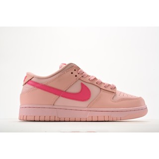 รองเท้าลําลอง Dunk Low GS Triple Pink สไตล์เรโทร สําหรับผู้หญิง DH9775-600 k