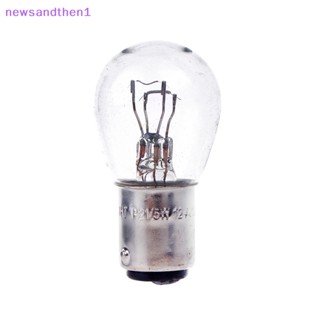 Newsandthen1 นวัตกรรมใหม่และใช้งานได้จริง โปร่งใส DC12V 1157 BAY15D S25 หลอดไฟท้าย LED เลี้ยว สิงห์ เฮน รถ เรือ เบรค สํารอง ไฟดี