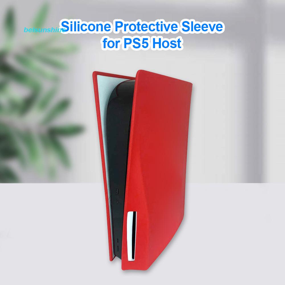 ฝาครอบคอนโซลเกม ซิลิโคน กันฝุ่น สําหรับ Sony PS5 Optical Drive Digital H [belsunshine.th]