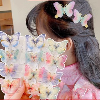 2 Pcs Hairpin Womens popular clips Butterfly hairpin Girls