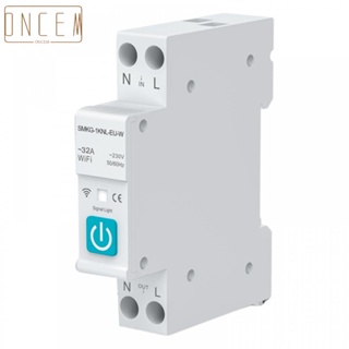 【ONCEMOREAGAIN】Make Life Smarter with Tuya WiFi Smart Circuit Breaker 10 63A 1P Din Rail Switch