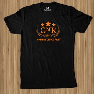 เมย์ a เสื้อยืด พิมพ์ลาย Gnr CHINESE DEMOCRACY DISRO สําหรับผู้ชาย