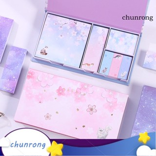 Chunrong กระดาษโน้ต มีกาวในตัว ลอกออกได้ สําหรับจดบันทึก