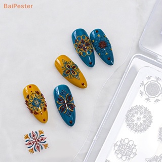 [BaiPester] แม่พิมพ์ซิลิโคน รูปเกล็ดหิมะ 3D สําหรับตกแต่งเล็บ DIY 1 ชิ้น