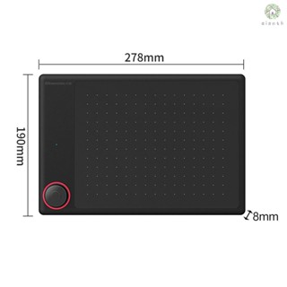 [DZ]10moons G30 แท็บเล็ตวาดภาพกราฟิกดิจิทัล พร้อมพื้นที่ทํางาน 7*5 นิ้ว ความไวแสง 8192 ระดับ อัตราตัวอย่าง 233PPS