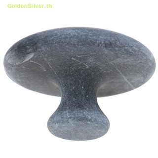 Goldensilver เครื่องมือหินกัวซา สีดําธรรมชาติ สําหรับนวดผ่อนคลาย