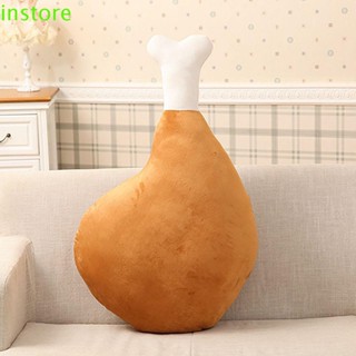 Instore หมอนตุ๊กตานุ่ม รูปไก่ทอด ไม้กลองจําลอง ใส่สบาย สําหรับตกแต่งบ้าน