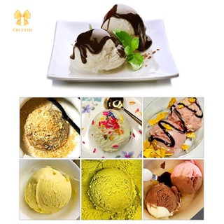 Chuffed&gt; ช้อนพลาสติก น้ําหนักเบา สําหรับตักไอศกรีม พุดดิ้ง ขนมหวาน
