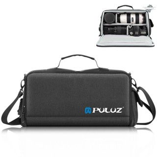 {fly} Puluz PU5016B กระเป๋าสะพายไหล่ ใส่กล้อง กันกระแทก จุของได้เยอะ สําหรับกล้อง DSLR SLR Mirrorless